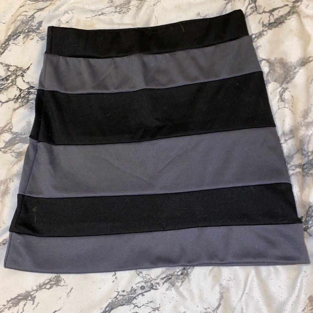 Striped bandage skirt
